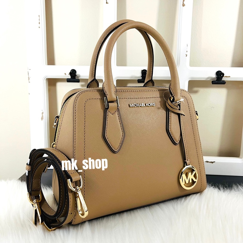 Michael Kors Ayden Medium Dome Satchel Crossbody